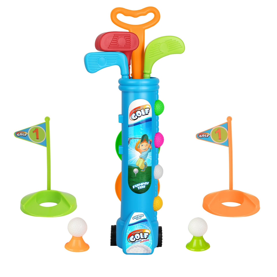 Liberry toddler golf set cart for easy indoor or outdoor play
