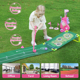 Three child-friendly Liberry clubs offer balanced handles for small hands.