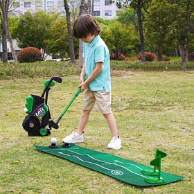 Liberry complete toddler golf set shown ready for gifting.