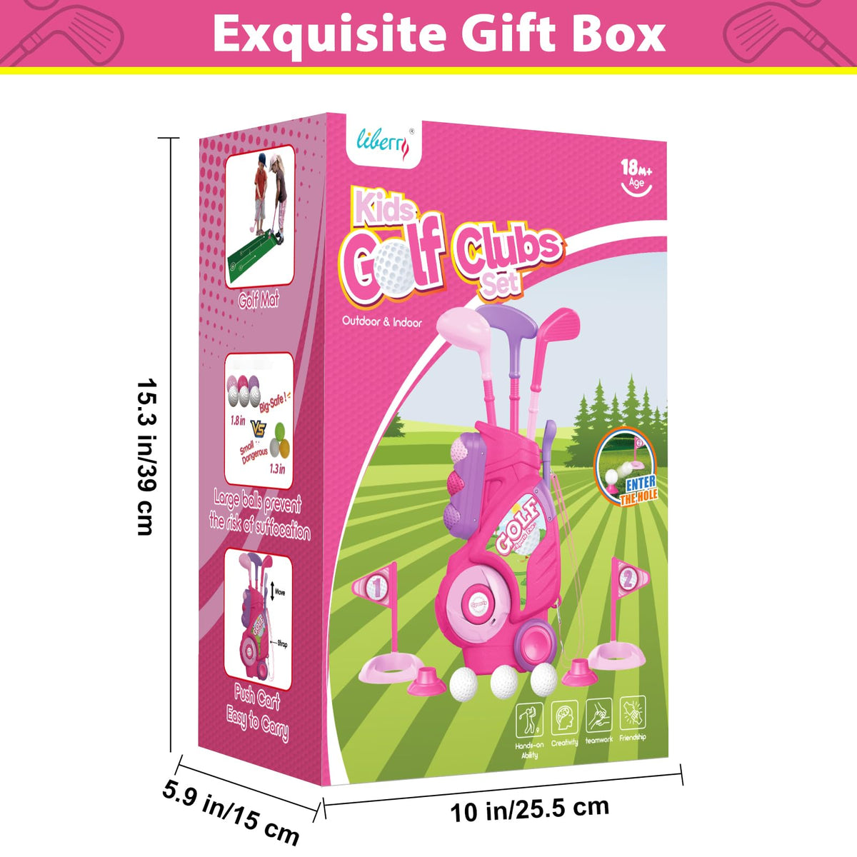 Liberry gift-ready toddler golf set for budding players