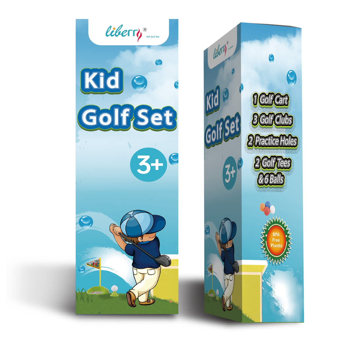 Liberry toddler golf set gift-ready design suitable for gifting