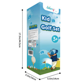 Liberry toddler golf set kid swinging in active play