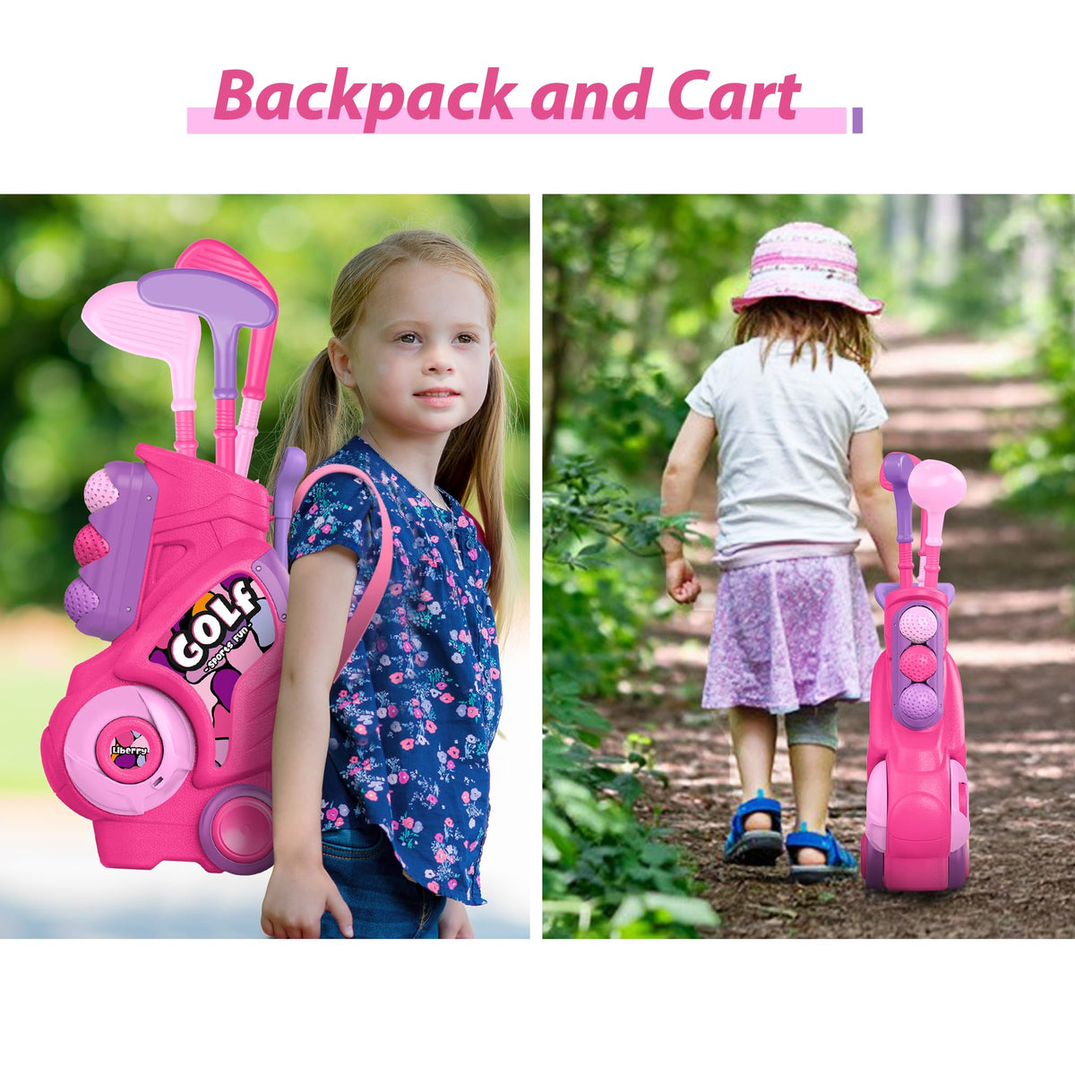 Liberry pink packaging showing full kit and storage solution