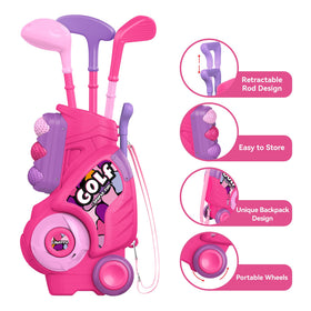 Liberry pink toddler putter with kid-friendly length and grip