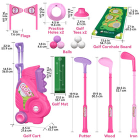Carry strap helps secure the set during backyard play.