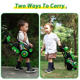 Liberry tees help stable ball placement during early practice.