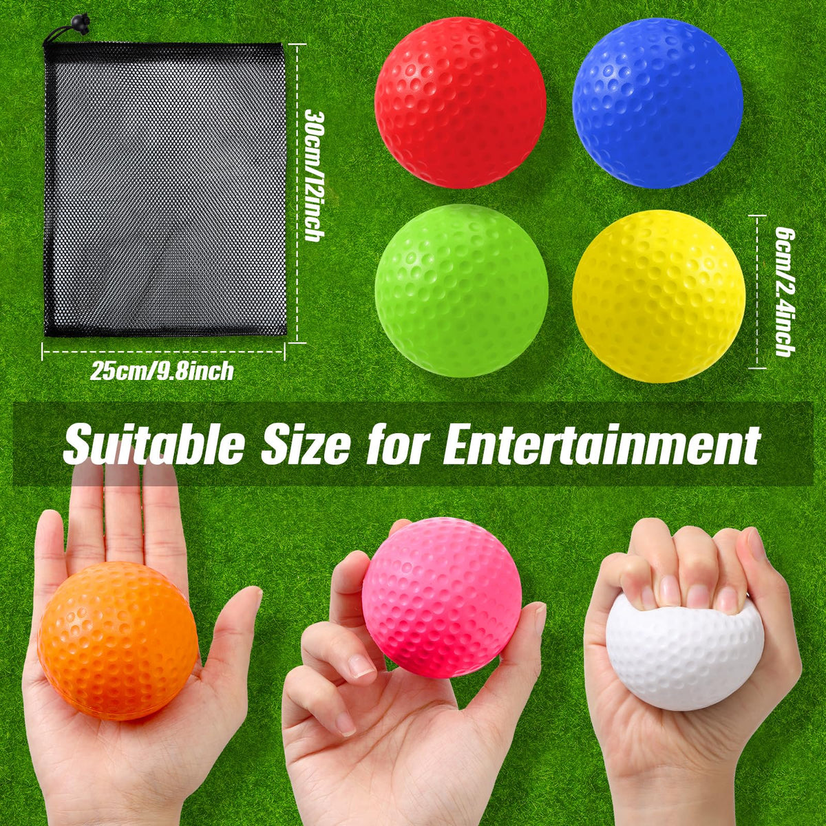 Libima foam texture close-up showing soft, resilient stress ball