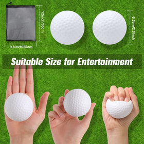 Libima polyester drawstring bag keeps foam balls secure and portable.