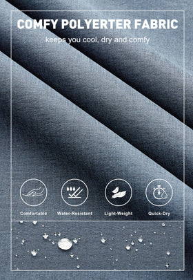 Libin men's golf pants fabric texture highlighting quick-dry stretch