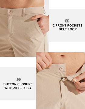 Libin pants with four-pocket layout for secure storage during play.