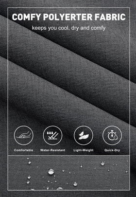Libin men's golf pants back pockets keep gloves and small items handy.