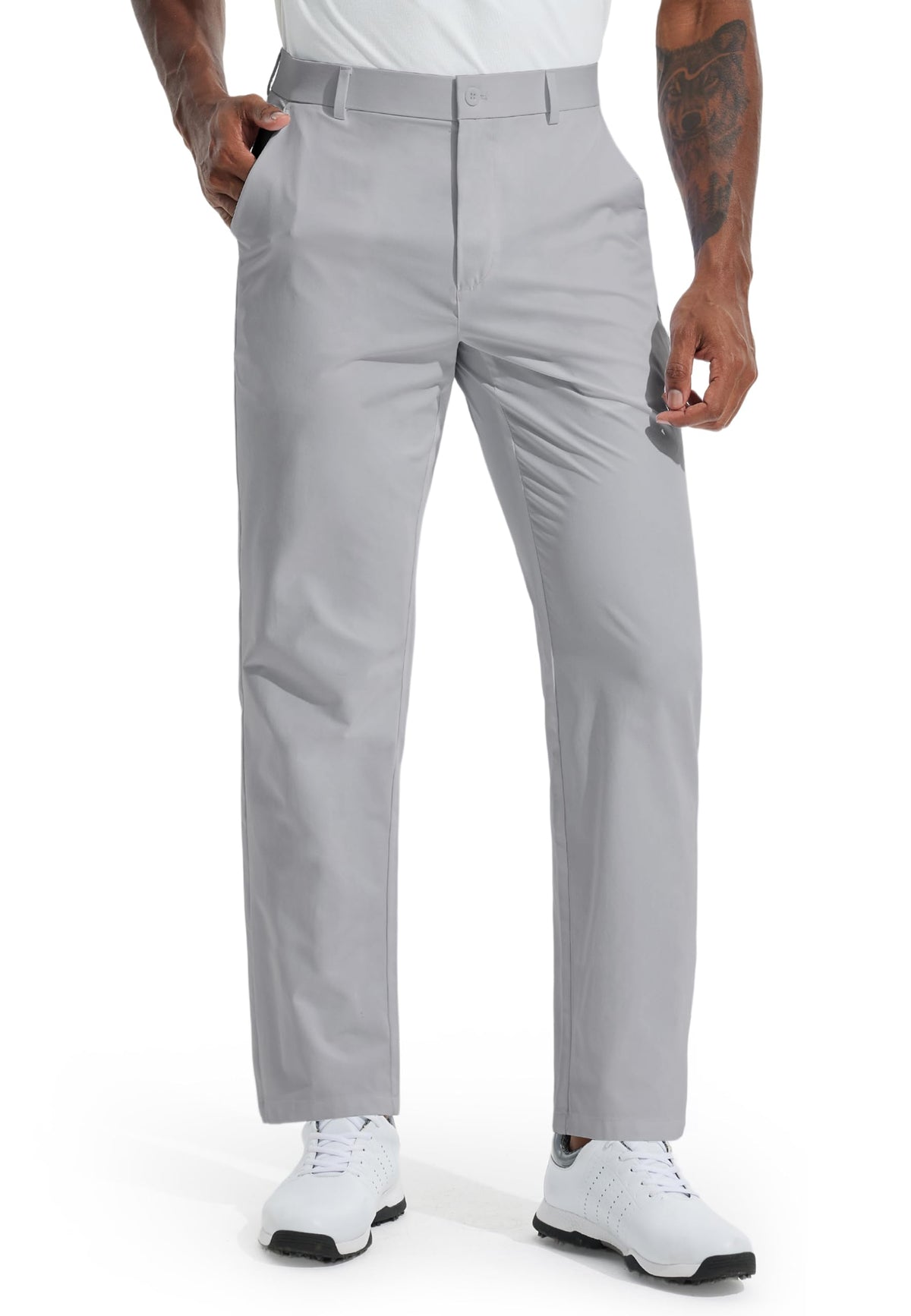Libin men's golf pants classic fit with quick-dry fabric for daily course comfort.