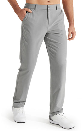 Libin men's golf pants in classic fit stretch for all-day comfort.