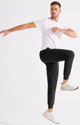 Libin men's golf pants all-season breathable fabric for year-round wear.