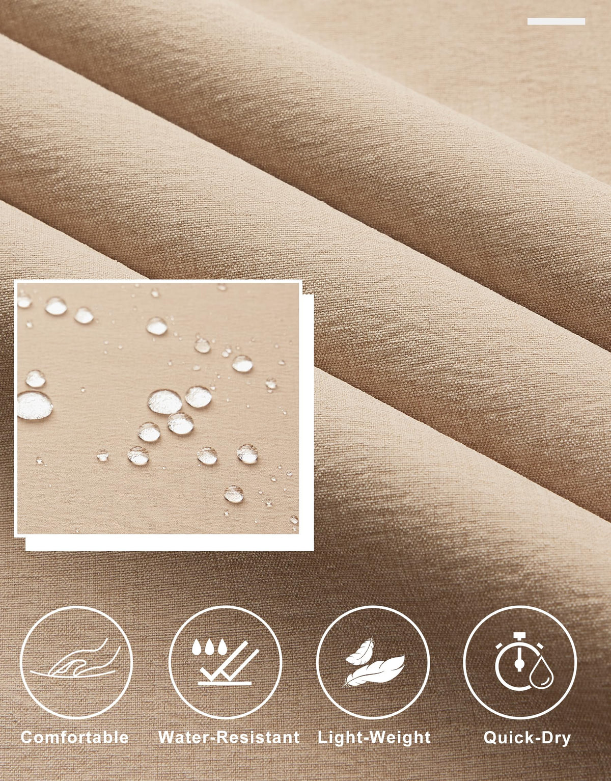 Libin men's golf pants available in 30, 32, and 34 inseams for precise length.