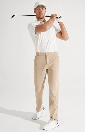 Libin men's golf pants quick-dry fabric wicks moisture during activity