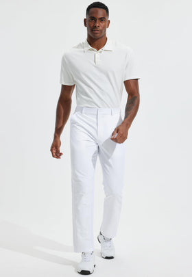 Libin men's golf pants white color option for versatile workwear.