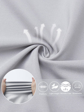 Libin dress pants back welt pockets with rivets for secure storage.