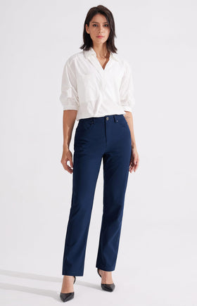 Libin pants - crotch patch design for comfortable movement.