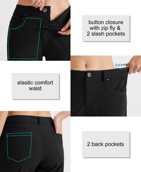 Libin dress pants stitching and crotch patch close-up for durable movement