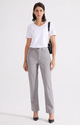 Libin dress pants crotch patch stitching for comfortable wear.