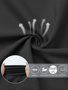 Libin women's dress pants on model demonstrating versatile styling for golf, work, or travel