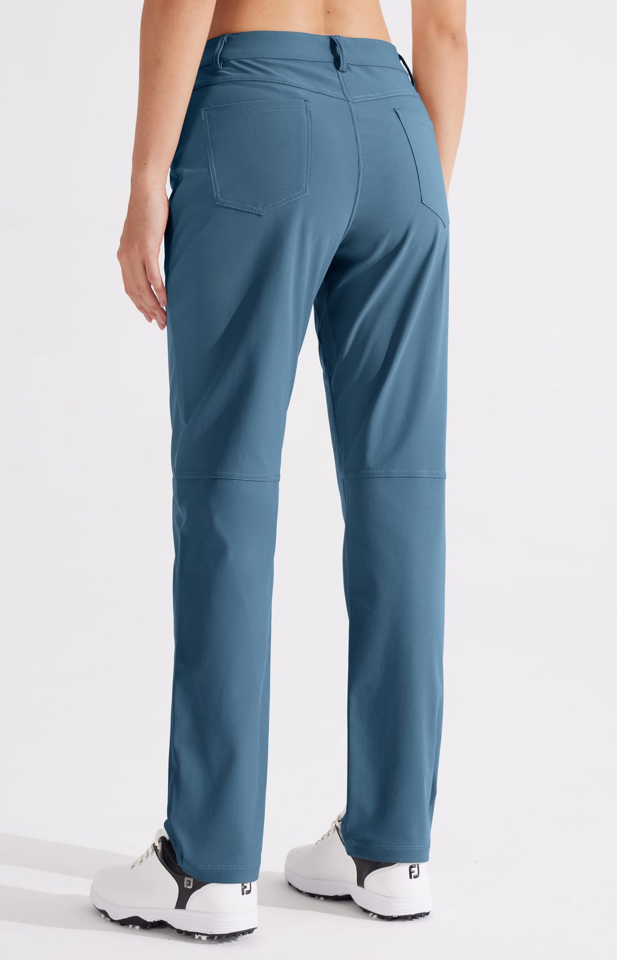 Libin women's golf pants with elastic waistband offering a flexible, comfortable fit for all-day wear.