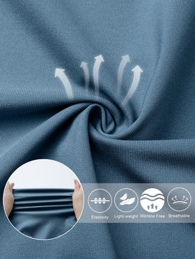 Libin 31-inch stretch pants show durable stitching and crotch patch for lasting comfort.