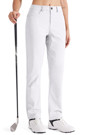 Libin womens golf pants in full view with straight-leg silhouette for versatile wear