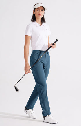 Libin women's golf pants crotch patch craft ensures comfortable movement.