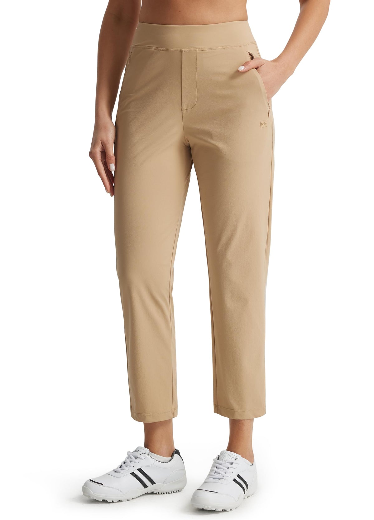 Libin women's golf pants full view with a sleek, versatile silhouette.