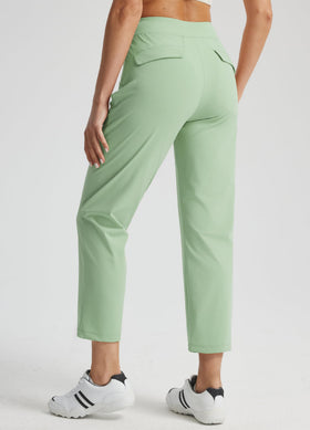 Libin golf pants feature a high waist for tummy control and shaping.
