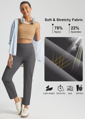 Libin women's golf pants lightweight breathable fabric for warm-weather wear.