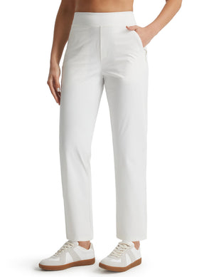 Libin women's golf pants front view with sleek straight-leg silhouette for a flattering look.