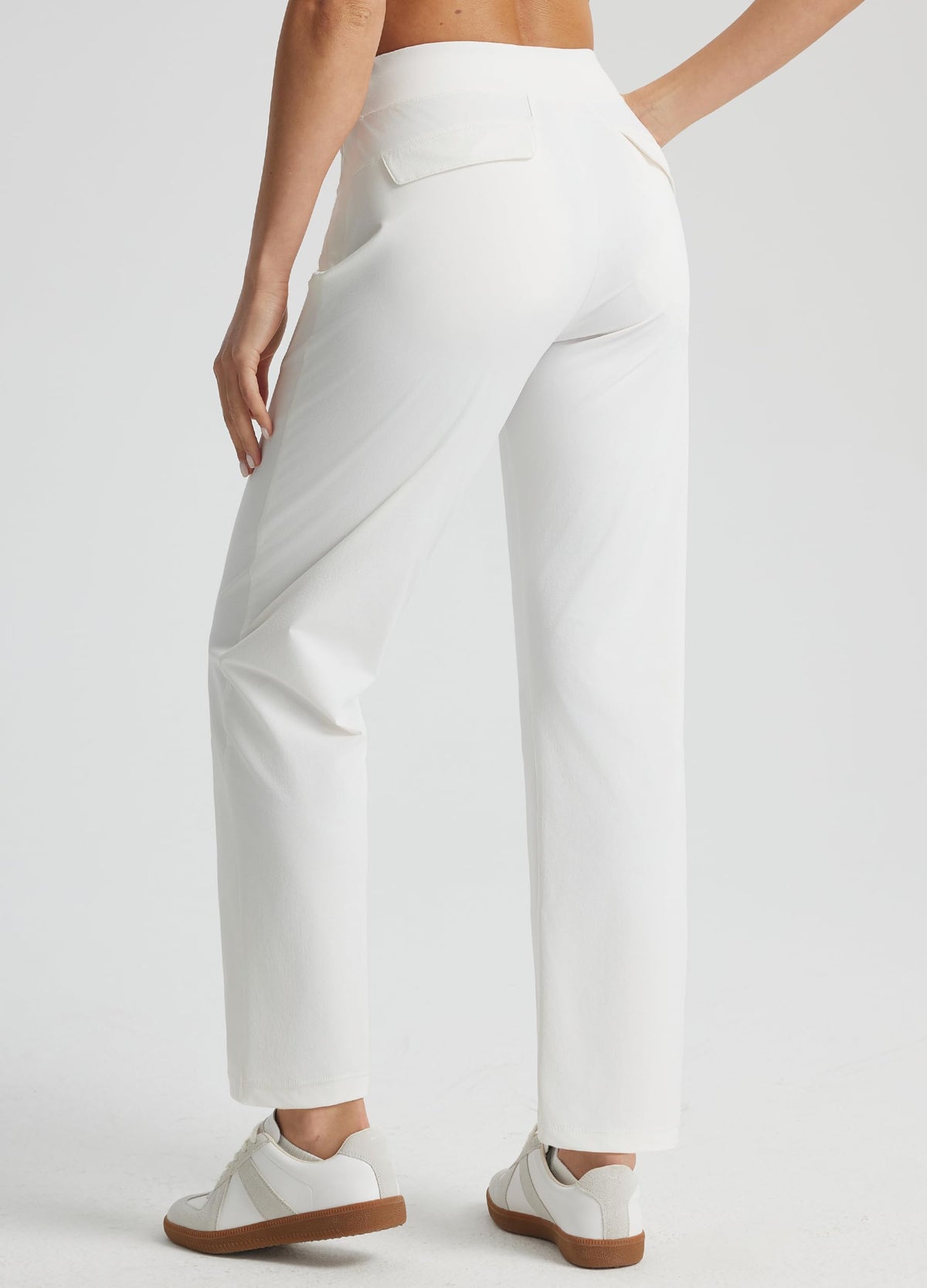 Libin women's golf pants high-waisted design enhances tummy control and comfort.