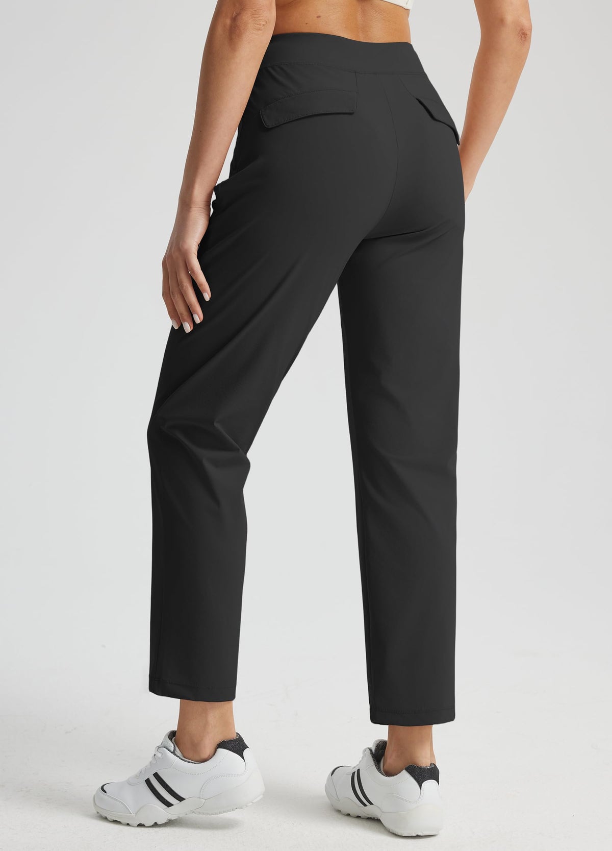 Libin stretchy dress pants showing straight leg silhouette for versatile everyday wear
