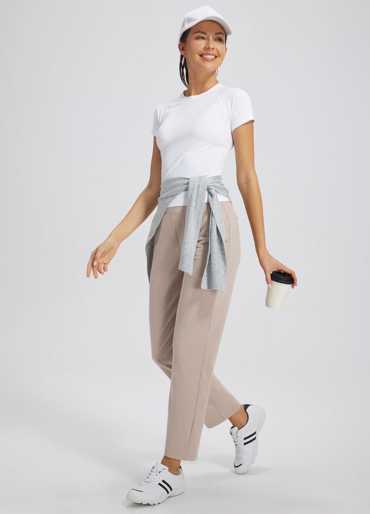 Libin travel-ready pants with deep pockets for secure items on the go.