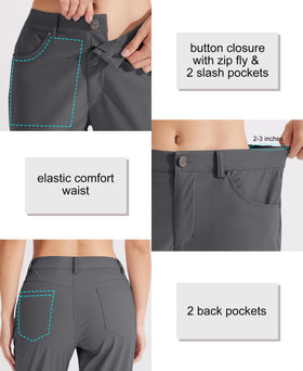 Libin women's pants 4 pockets detail, secure storage for essentials.