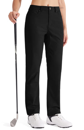 Libin women's pants straight-leg front view for a professional office look.
