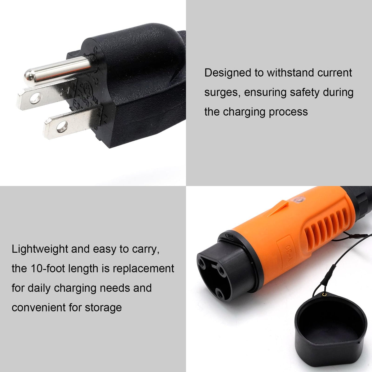 LIDSCURA Y-30 US plug replacement for Coleman Icon DR48V