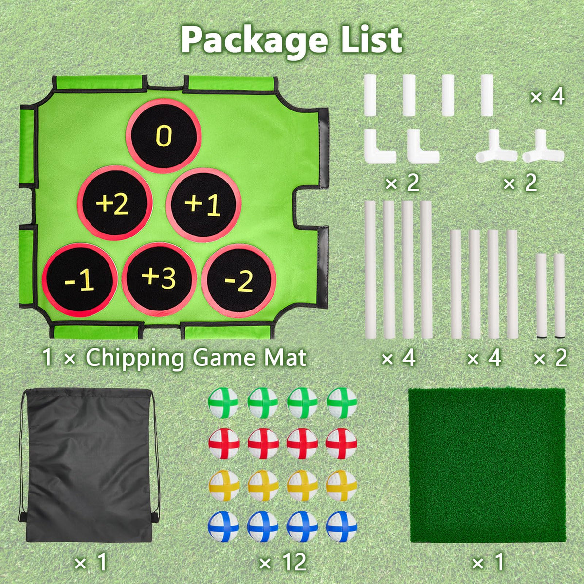 Ligebul backyard party scene featuring family-friendly golf play