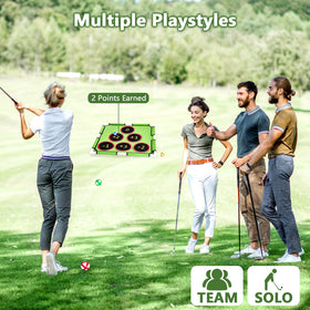 Ligebul practice mat shows target lines for precise chipping