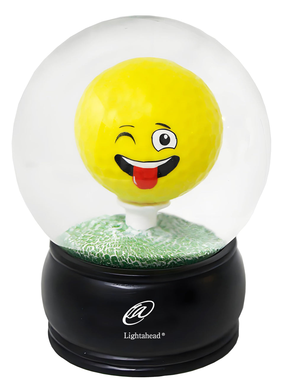 Lightahead Fun Emoticon Golf Ball Globe on the Tee sparks desk focus