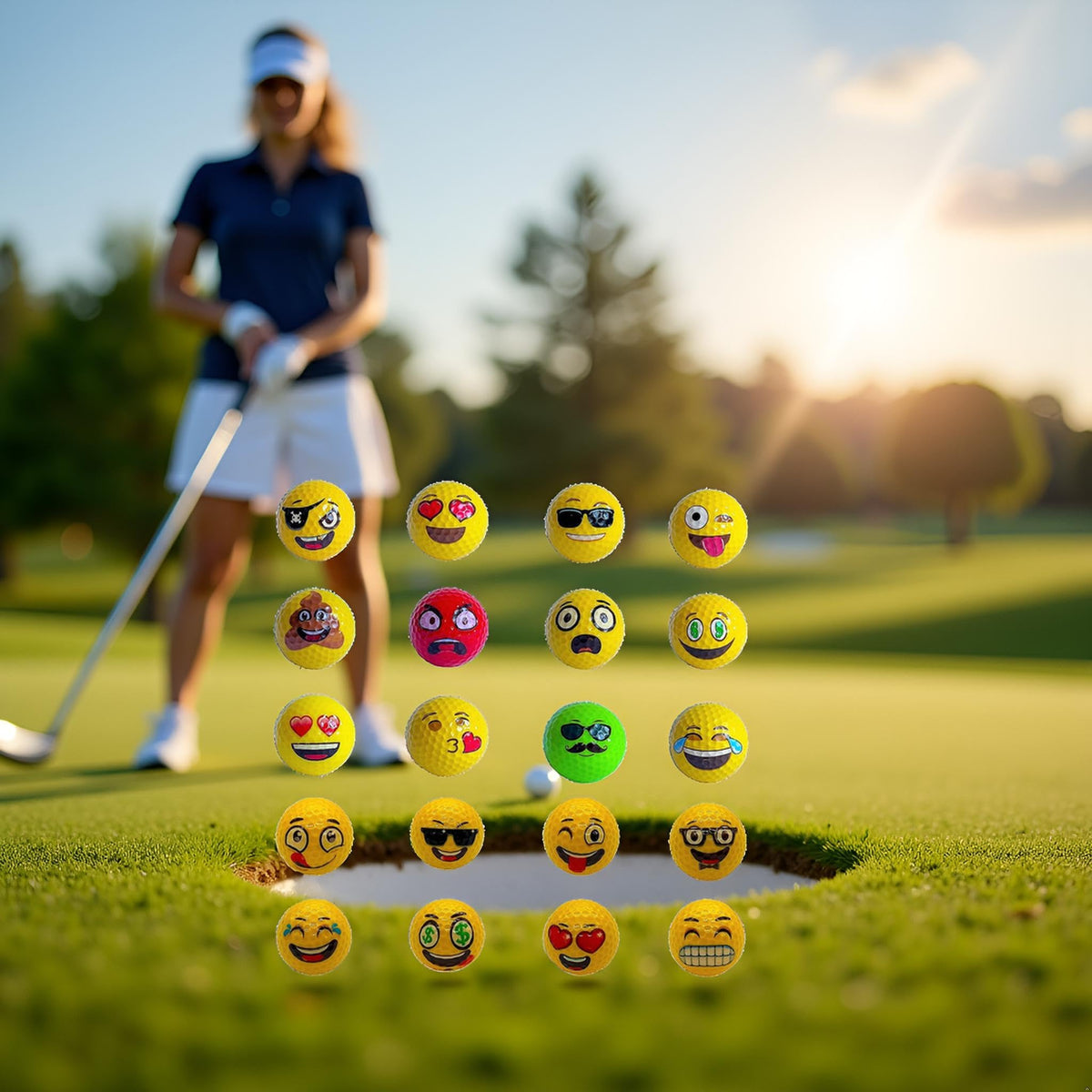 Lightahead USGolfer hearts-beginners ball, friendly for kids and new players.