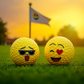Lightahead USGolfer red lightning ball, adds energy to practice sessions.