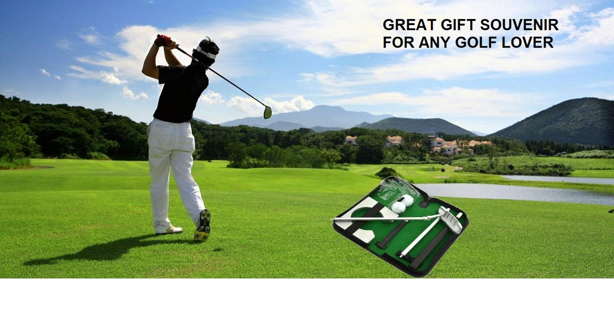 Lightahead USGOLFER golf hole target aids alignment during practice