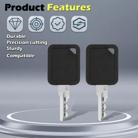 LikeLion 2Pack Club Car key 1A precision-cut detail ensures smooth operation