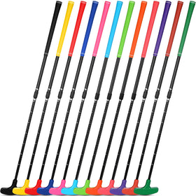 Liliful 12-pack golf putters in bright colors for kids' practice and family fun.