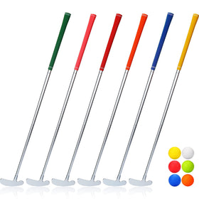 Liliful 6 Pcs Golf Putters Pack for diverse practice and family fun