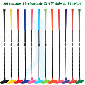 Liliful adjustable-length golf putter with extendable shaft for versatile play.